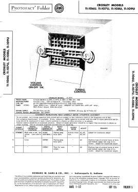 11-107U Decorator Ch= 302; Crosley Radio Corp.; (ID = 3006552) Radio