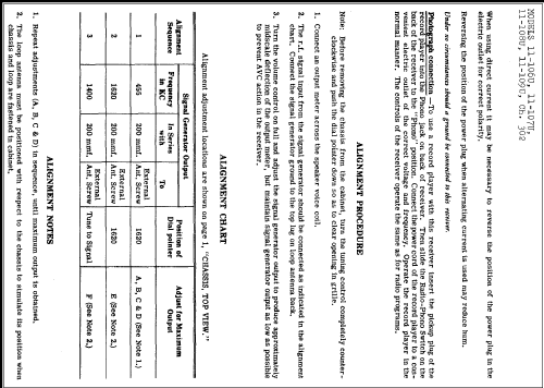 11-109U Decorator Ch= 302; Crosley Radio Corp.; (ID = 243327) Radio