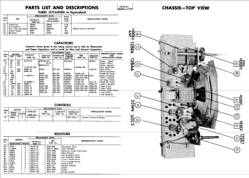 11-109U Decorator Ch= 302; Crosley Radio Corp.; (ID = 584701) Radio