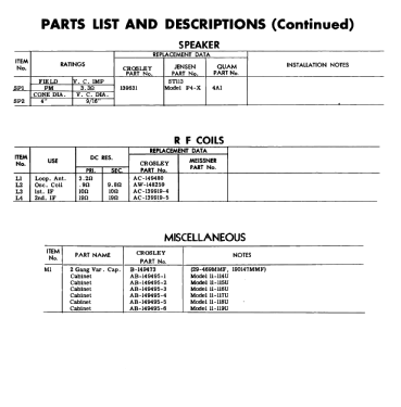 11-116U 'Serenader' Ch= 330; Crosley Radio Corp.; (ID = 2927768) Radio