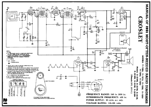 11-120U Ch= 311; Crosley Radio Corp.; (ID = 119966) Radio