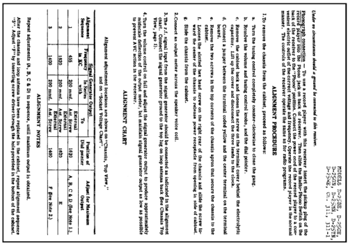 11-120U Ch= 311; Crosley Radio Corp.; (ID = 221637) Radio