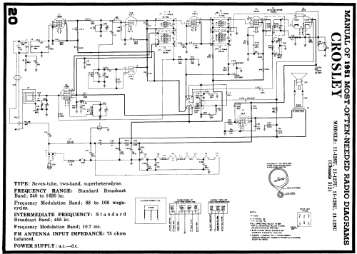 11-126U Ch= 312; Crosley Radio Corp.; (ID = 119224) Radio