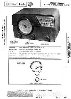 11-126U Ch= 312; Crosley Radio Corp.; (ID = 2863247) Radio