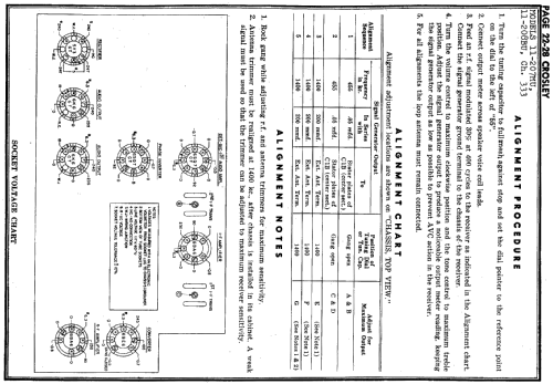 11-208BU Ch= 333; Crosley Radio Corp.; (ID = 120315) Radio