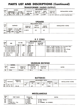 11-301U Ch= 303; Crosley Radio Corp.; (ID = 2852655) Radio