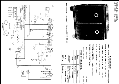 11-550MU Ch= 337; Crosley Radio Corp.; (ID = 221946) Radio