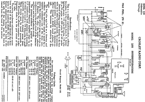 125 ; Crosley Radio Corp.; (ID = 269362) Radio