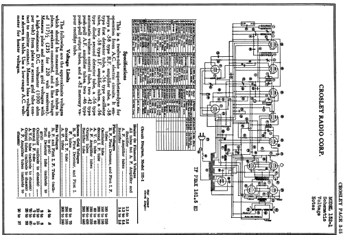 132-1 'Symphony' Ch= 132-1; Crosley Radio Corp.; (ID = 1590836) Radio