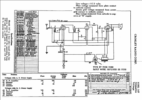 147 ; Crosley Radio Corp.; (ID = 489512) Radio