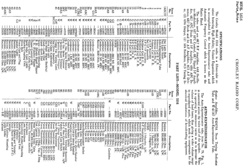 1516 ; Crosley Radio Corp.; (ID = 192579) Radio