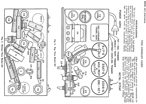 417 Chattabox ; Crosley Radio Corp.; (ID = 307724) Commercial TRX