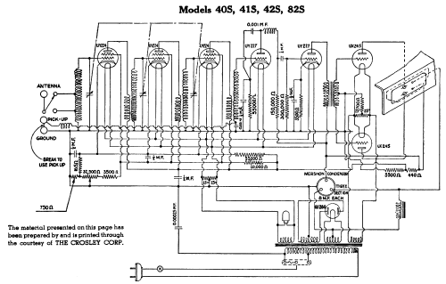 41S ch= 73; Crosley Radio Corp.; (ID = 93327) Radio