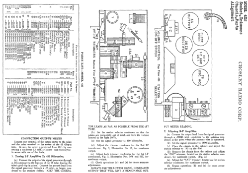 425 ; Crosley Radio Corp.; (ID = 150485) Radio