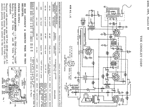 43BT Ch= 43; Crosley Radio Corp.; (ID = 290214) Radio