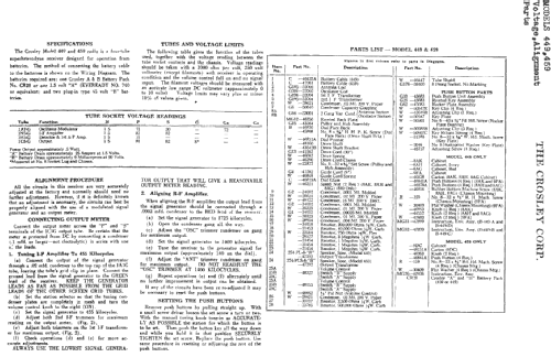 B459A Ch= 459; Crosley Radio Corp.; (ID = 262103) Radio