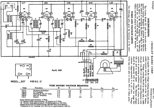 527 ; Crosley Radio Corp.; (ID = 249503) Radio