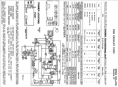 52FA 57; Crosley Radio Corp.; (ID = 100844) Radio