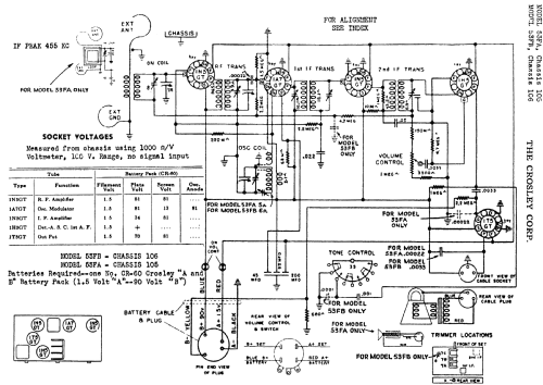 53FA 105; Crosley Radio Corp.; (ID = 101498) Radio