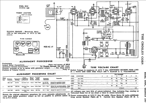 53TP 100; Crosley Radio Corp.; (ID = 101497) Radio