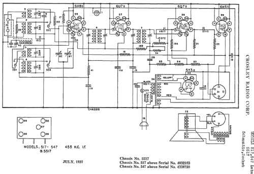 547 ; Crosley Radio Corp.; (ID = 213638) Radio