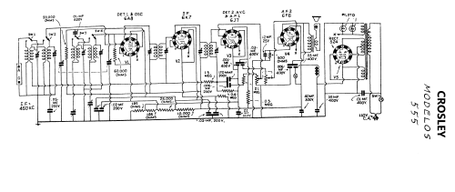 555 'A-F-M' ; Crosley Radio Corp.; (ID = 1522420) Radio