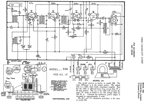 558 ; Crosley Radio Corp.; (ID = 252709) Radio