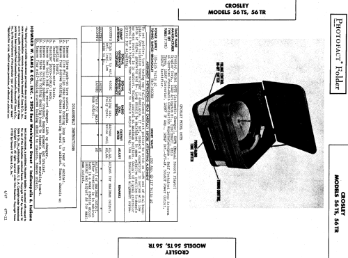 56TR ; Crosley Radio Corp.; (ID = 826457) Radio