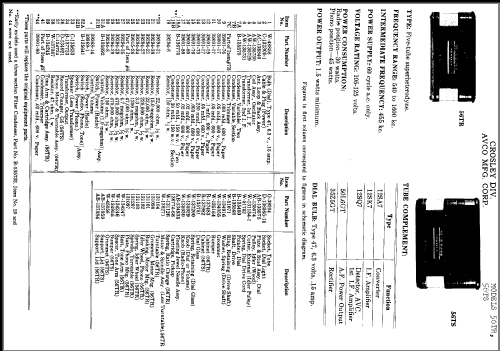 56TS ; Crosley Radio Corp.; (ID = 327430) Radio