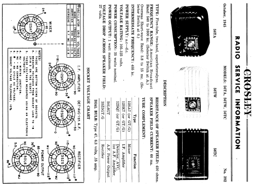 56TW ; Crosley Radio Corp.; (ID = 284042) Radio