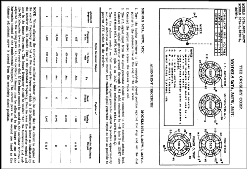 56TW ; Crosley Radio Corp.; (ID = 455154) Radio