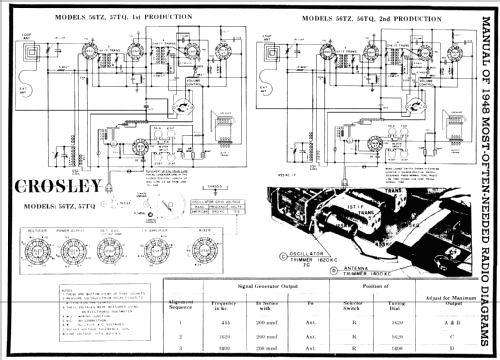 56TZ ; Crosley Radio Corp.; (ID = 86029) Radio