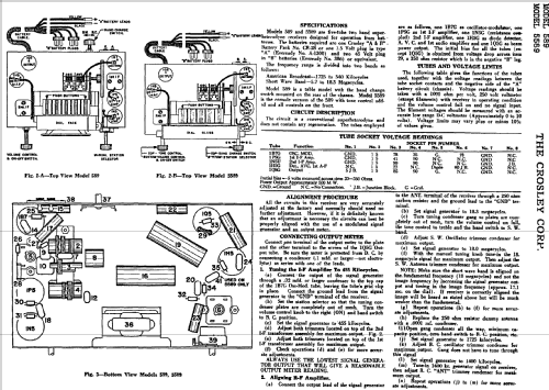 B589A Ch= 589; Crosley Radio Corp.; (ID = 91027) Radio