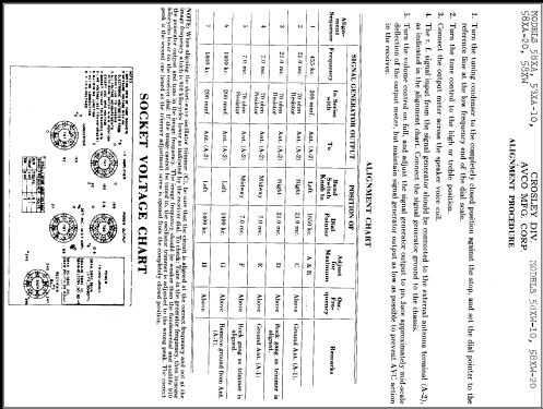 58XA ; Crosley Radio Corp.; (ID = 327950) Radio