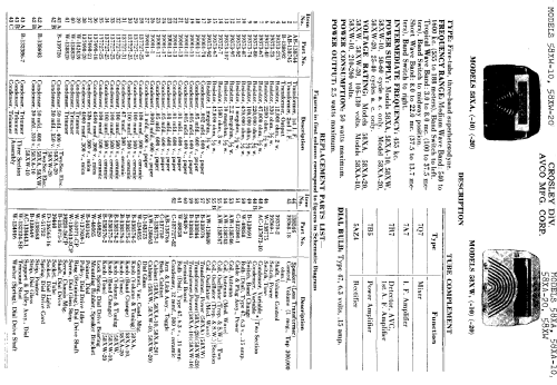 58XW ; Crosley Radio Corp.; (ID = 327939) Radio