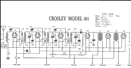 601DC; Crosley Radio Corp.; (ID = 217248) Radio