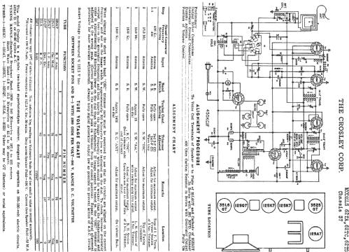 62TC Ch= 37; Crosley Radio Corp.; (ID = 158970) Radio