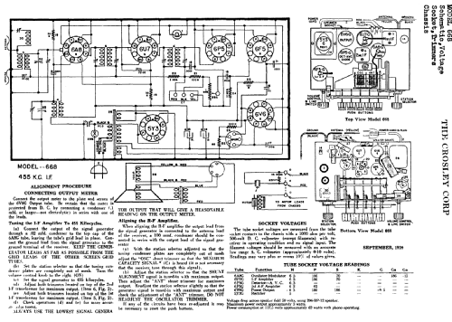 668 ; Crosley Radio Corp.; (ID = 252711) Radio