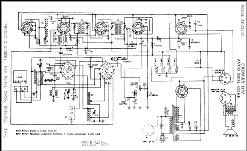 66CS66 CS O ; Crosley Radio Corp.; (ID = 328293) Radio