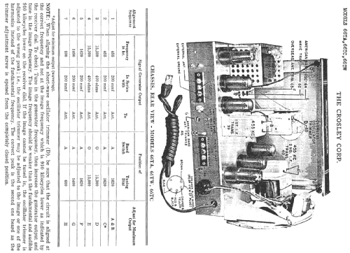 66TC ; Crosley Radio Corp.; (ID = 407105) Radio