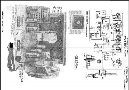 66XTW-10 ; Crosley Radio Corp.; (ID = 281423) Radio