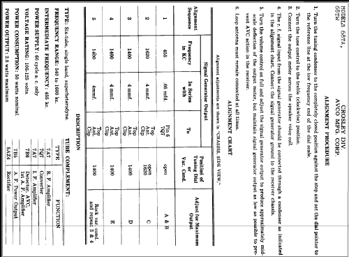 68TA ; Crosley Radio Corp.; (ID = 281451) Radio