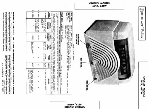 68TA ; Crosley Radio Corp.; (ID = 983920) Radio