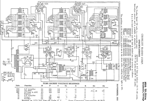 Viking 725 ; Crosley Radio Corp.; (ID = 154106) Radio