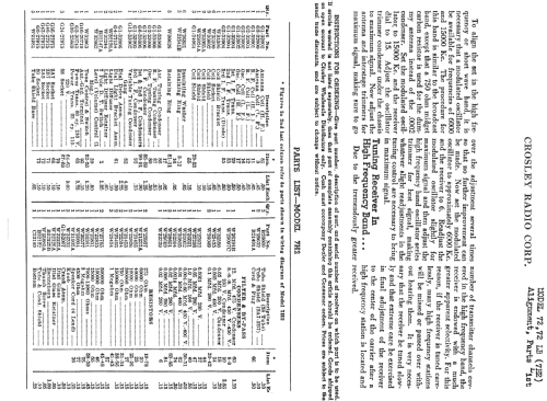 72 Ch= 7H2; Crosley Radio Corp.; (ID = 142253) Radio