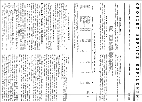 745 Ch= 716; Crosley Radio Corp.; (ID = 1825022) Radio