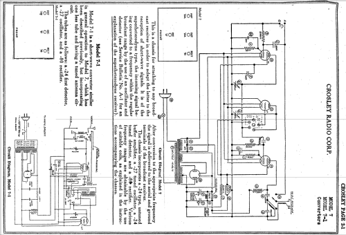 Converter 7 ; Crosley Radio Corp.; (ID = 937349) Adapteur