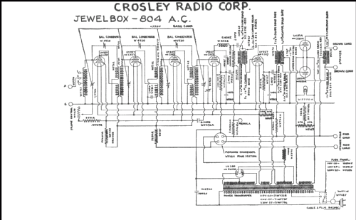 Jewelbox 804; Crosley Radio Corp.; (ID = 217251) Radio