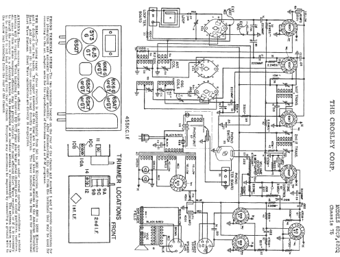 82CQ Ch= 75; Crosley Radio Corp.; (ID = 286594) Radio