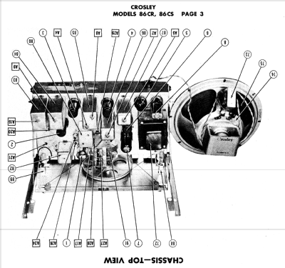 86CS ; Crosley Radio Corp.; (ID = 597515) Radio